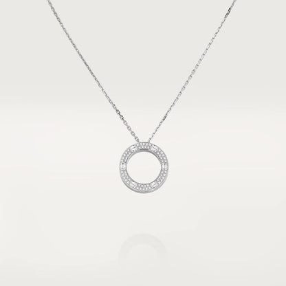 [⭐Glow]LOVE NECKLACE ADJUSTABLE SILVER