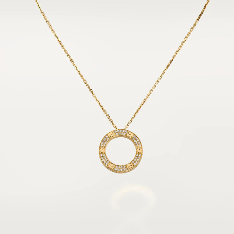 [⭐Glow]LOVE NECKLACE ADJUSTABLE ROSE GOLD