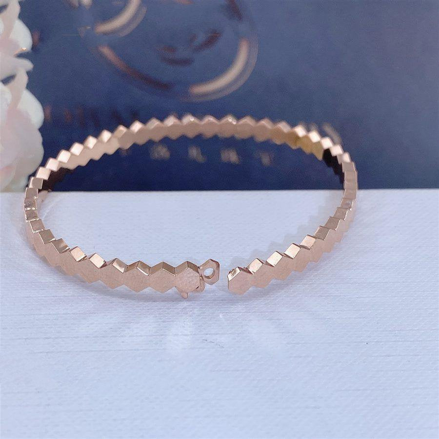 [⭐Glow]BEE LOVE PINK GOLD BRACELET