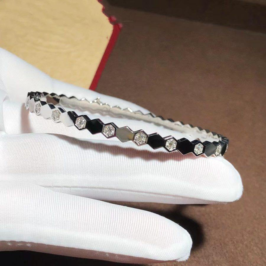 [⭐Glow]BEE LOVE SILVER DIAMOND BRACELET