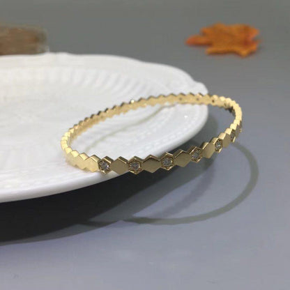 [⭐Glow]BEE LOVE GOLD DIAMOND BRACELET
