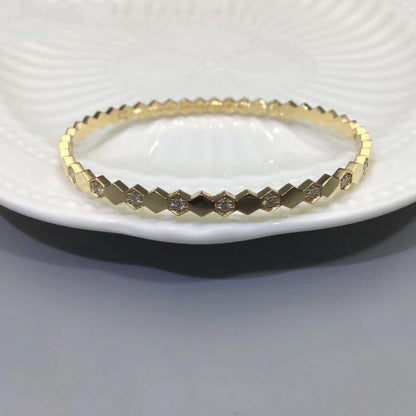 [⭐Glow]BEE LOVE GOLD DIAMOND BRACELET
