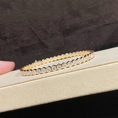 [⭐Glow]BEE LOVE GOLD BRACELET FULL DIAMOND