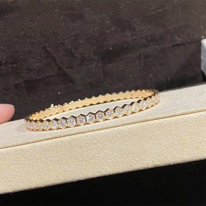 [⭐Glow]BEE LOVE GOLD BRACELET FULL DIAMOND