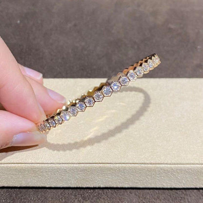 [⭐Glow]BEE LOVE GOLD BRACELET FULL DIAMOND