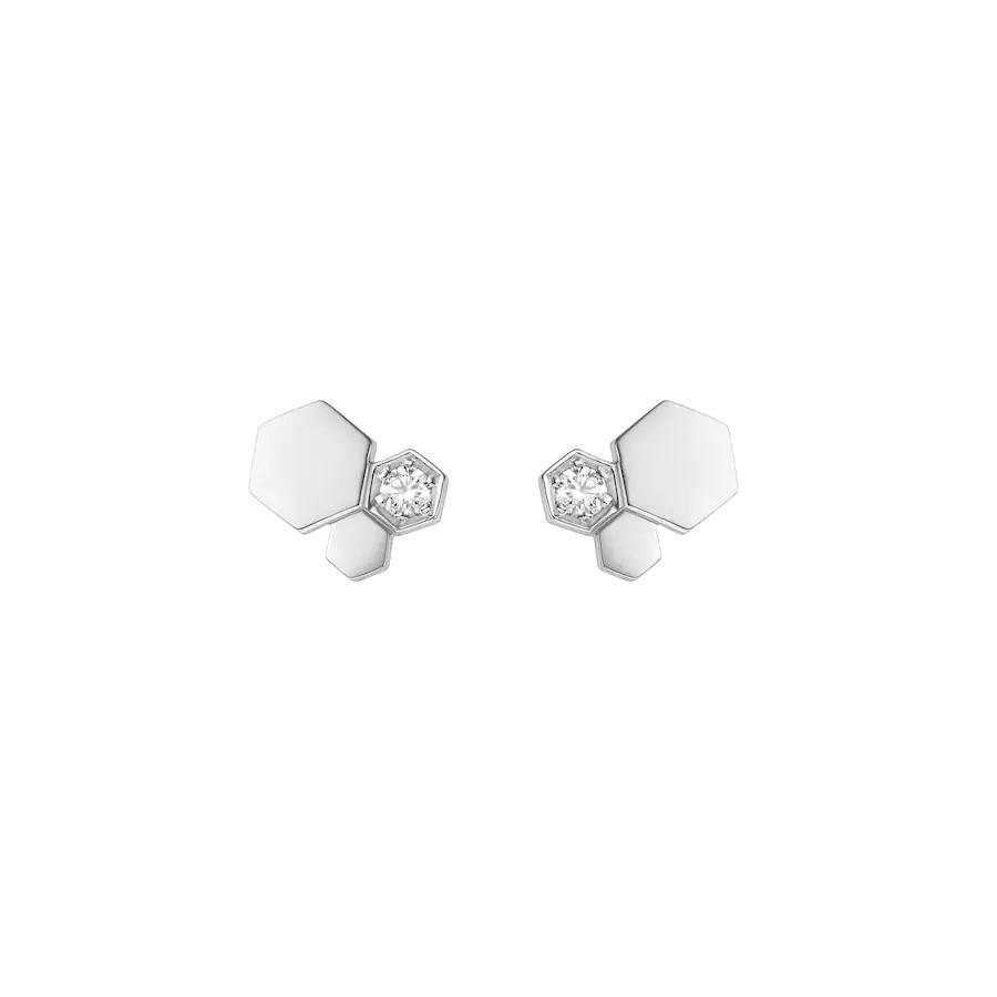 [⭐Glow]BEE LOVE SILVER DIAMOND EARRINGS