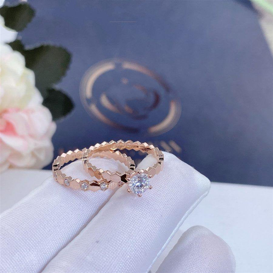 [⭐Glow]BEE LOVE RING PINK GOLD 1 DIAMOND