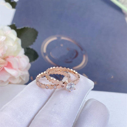 [⭐Glow]BEE LOVE RING PINK GOLD 1 DIAMOND