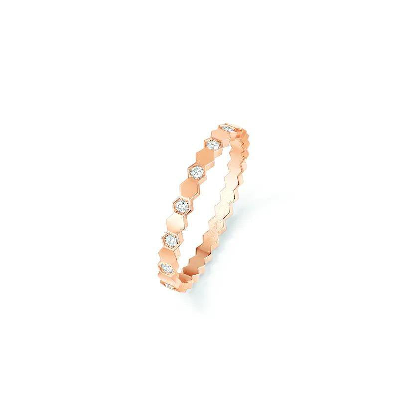 [⭐Glow]BEE LOVE RING PINK GOLD DIAMOND
