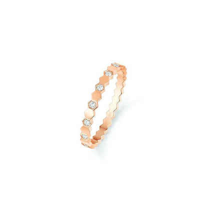 [⭐Glow]BEE LOVE RING PINK GOLD DIAMOND
