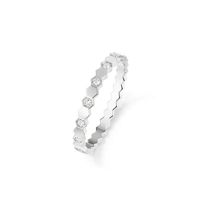 [⭐Glow]BEE LOVE RING SILVER DIAMOND