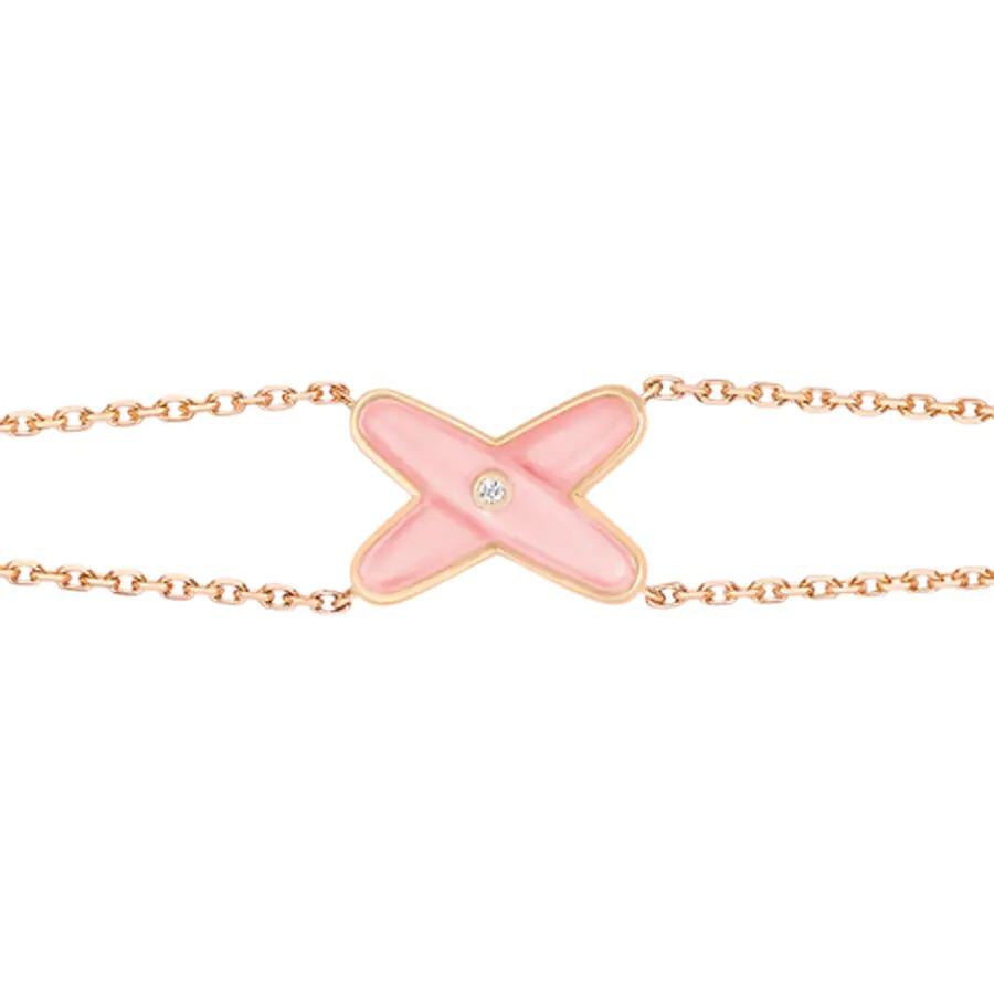 [⭐Glow]JEUX BRACELET PINK MOP PINK GOLD 1 DIAMOND