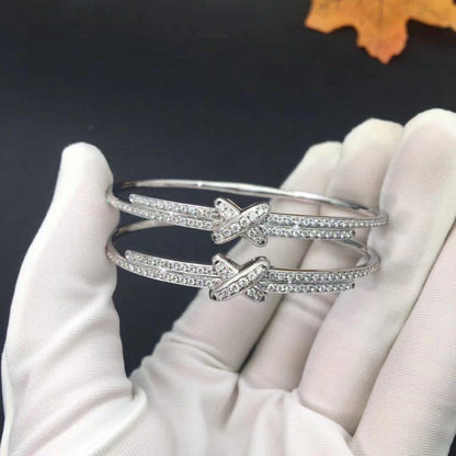 [⭐Glow]JEUX DE BRACELET DIAMONDS SILVER