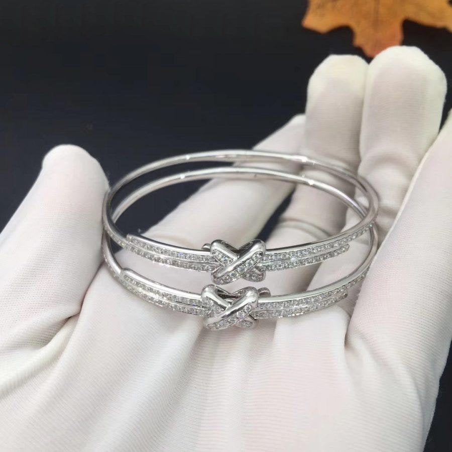 [⭐Glow]JEUX DE BRACELET DIAMONDS SILVER