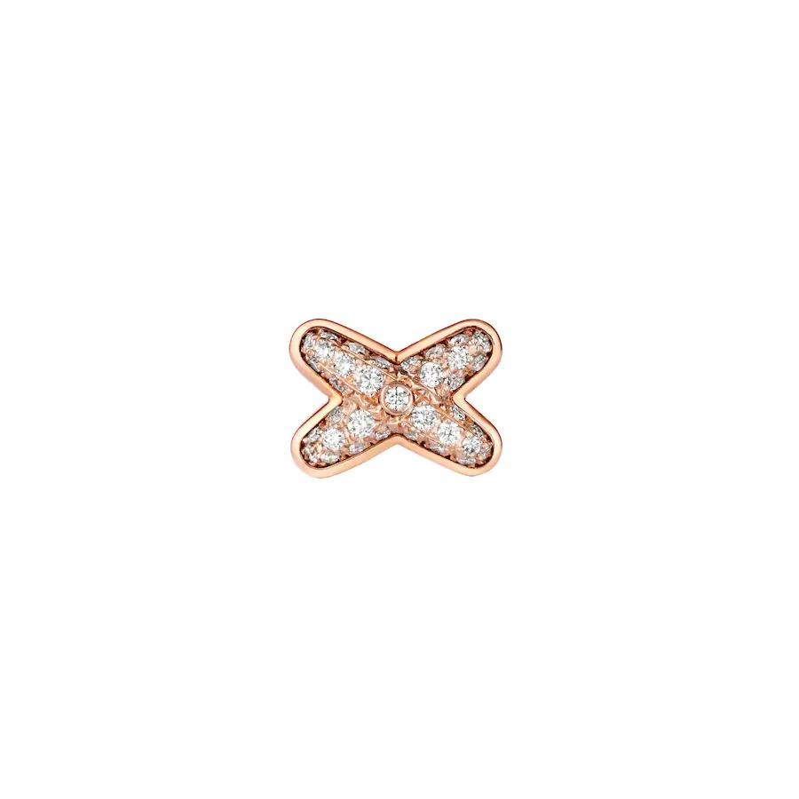 [⭐Glow]JEUX DE PINK GOLD DIAMOND EARRINGS