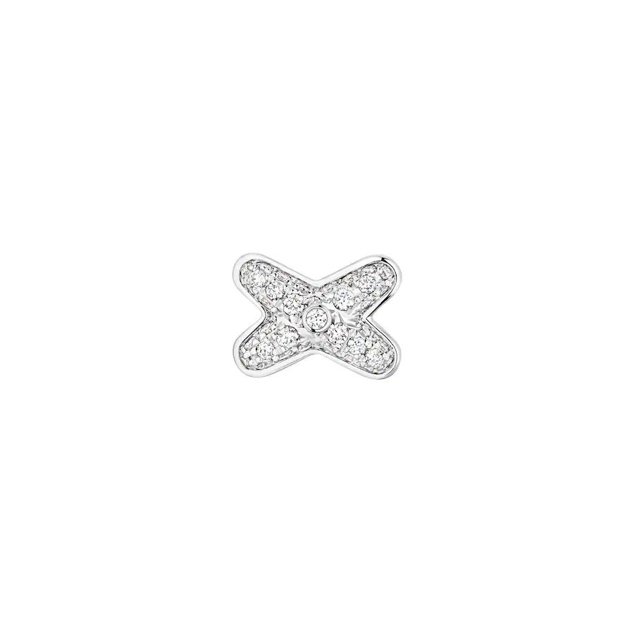 [⭐Glow]JEUX DE SILVER DIAMOND EARRINGS