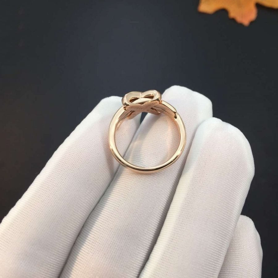 [⭐Glow]JEUX DE PINK GOLD DIAMOND RING