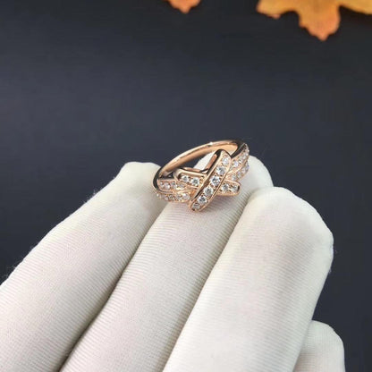 [⭐Glow]JEUX DE RING PINK GOLD DIAMOND