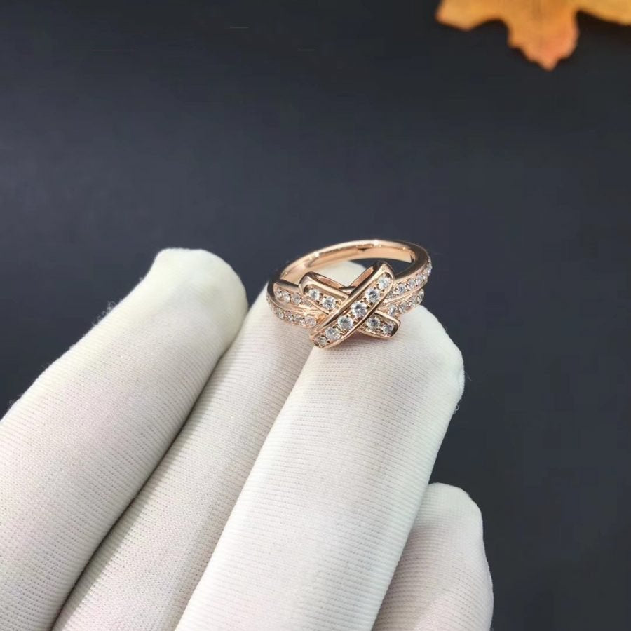 [⭐Glow]JEUX DE RING PINK GOLD DIAMOND