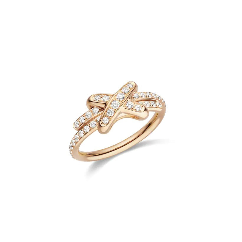 [⭐Glow]JEUX DE RING PINK GOLD DIAMOND