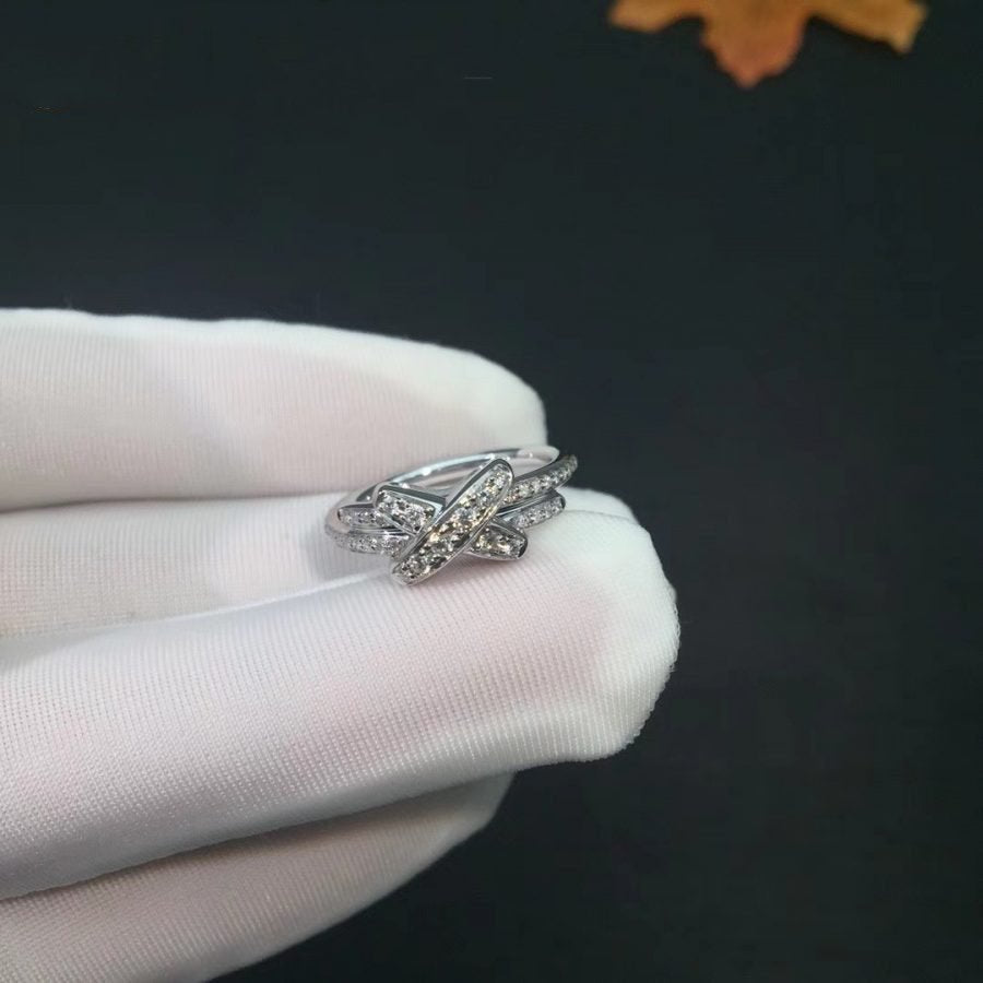 [⭐Glow]JEUX DE SILVER DIAMOND RING