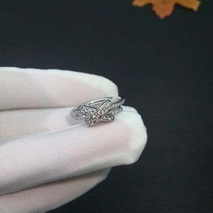 [⭐Glow]JEUX DE SILVER DIAMOND RING