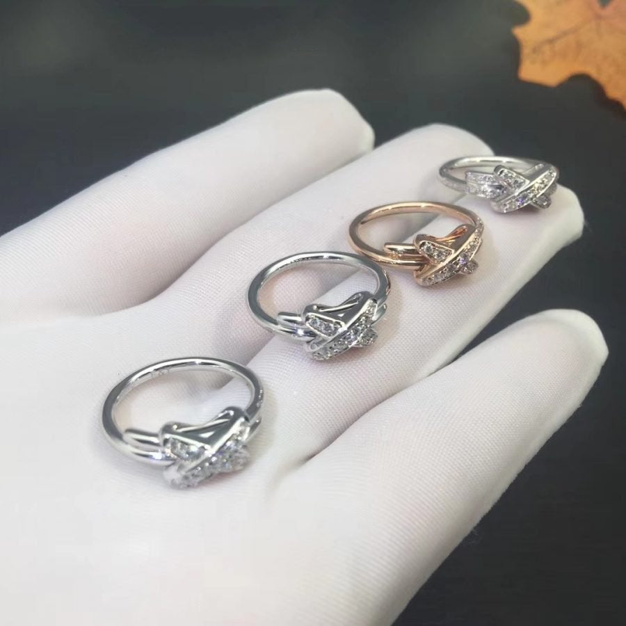 [⭐Glow]JEUX DE SILVER DIAMOND RING