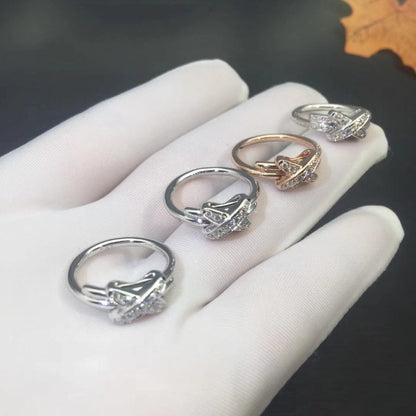 [⭐Glow]JEUX DE SILVER DIAMOND RING