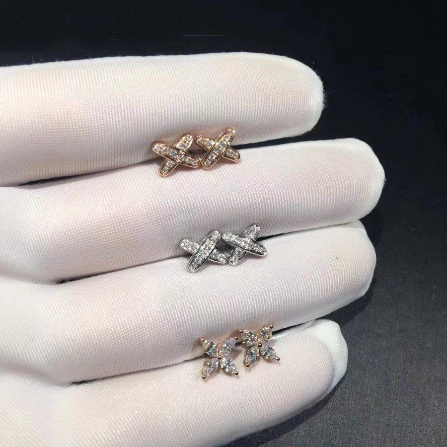 [⭐Glow]JEUX DE DIAMOND EARRINGS