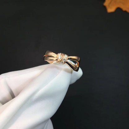 [⭐Glow]LIENS RING PINK GOLD DIAMOND