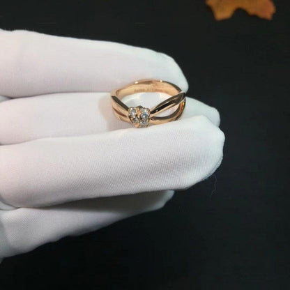[⭐Glow]LIENS RING PINK GOLD DIAMOND