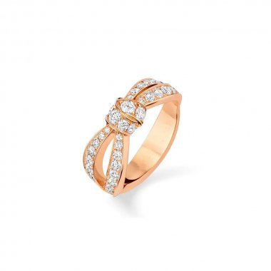 [⭐Glow]LIENS PINK GOLD DIAMOND RING