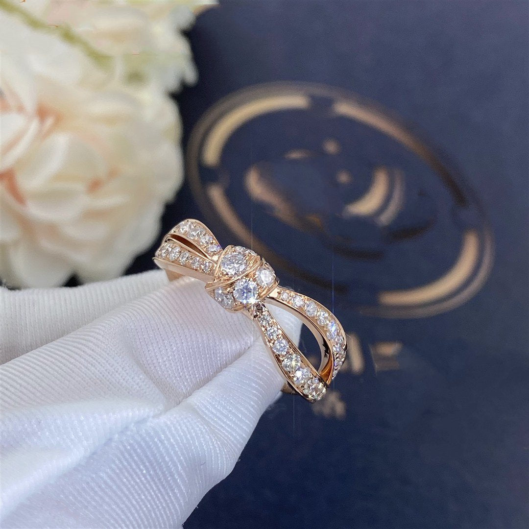 [⭐Glow]LIENS PINK GOLD DIAMOND RING