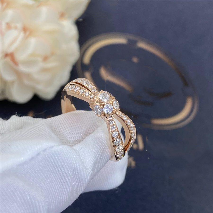 [⭐Glow]LIENS PINK GOLD DIAMOND RING