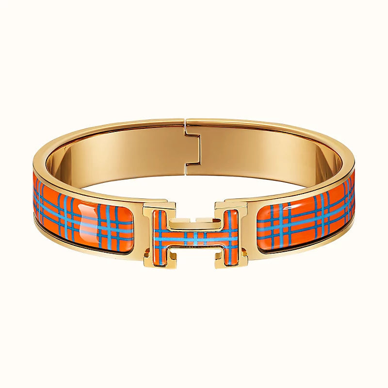 [⭐Glow]H TARTAN BRACELET 12MM