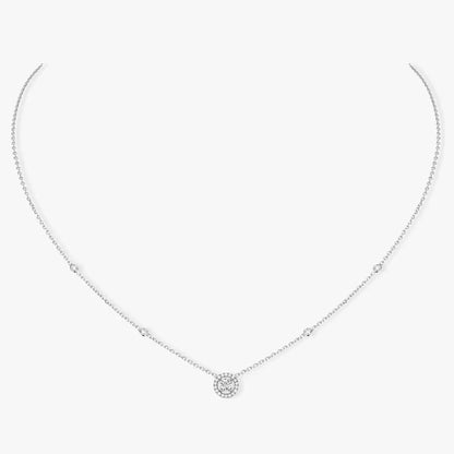 [⭐Glow]Diamond Necklace 0,20ct Brilliant Shape Joy