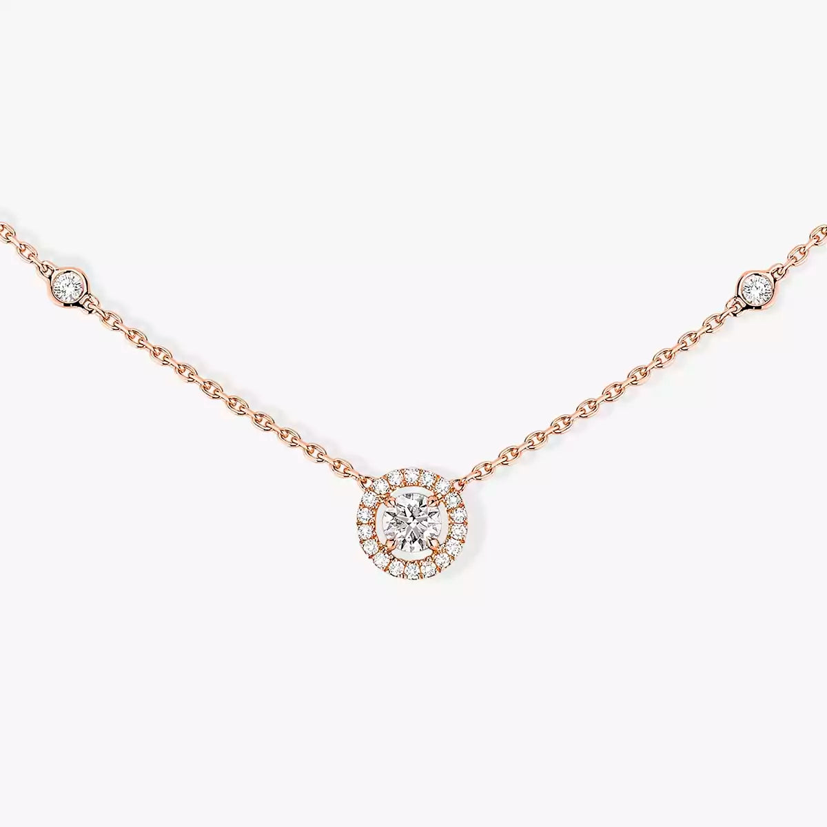 [⭐Glow]Diamond Necklace 0,20ct Brilliant Shape Joy