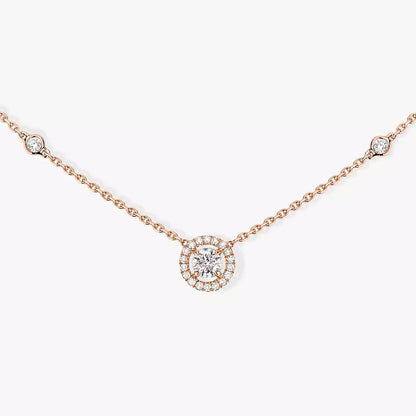 [⭐Glow]Diamond Necklace 0,20ct Brilliant Shape Joy