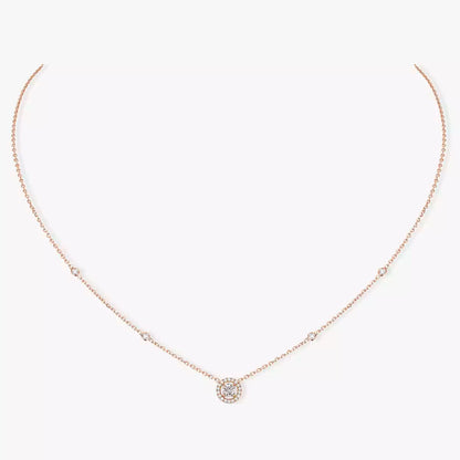 [⭐Glow]Diamond Necklace 0,20ct Brilliant Shape Joy