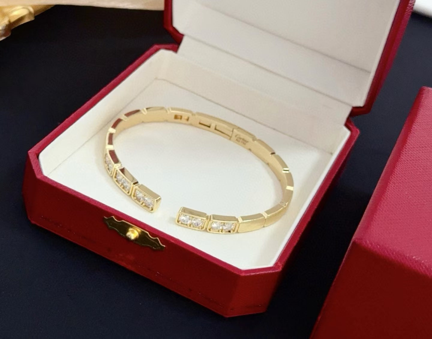 [⭐Glow jewelrys]LOVE DIAMOND OPEN  BRACELET