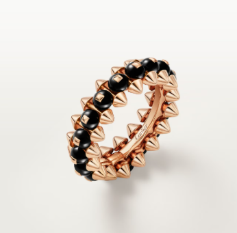 [⭐Glow]CLASH ELEGANT ROSE GOLD RING FEATURING NATURAL AGATE