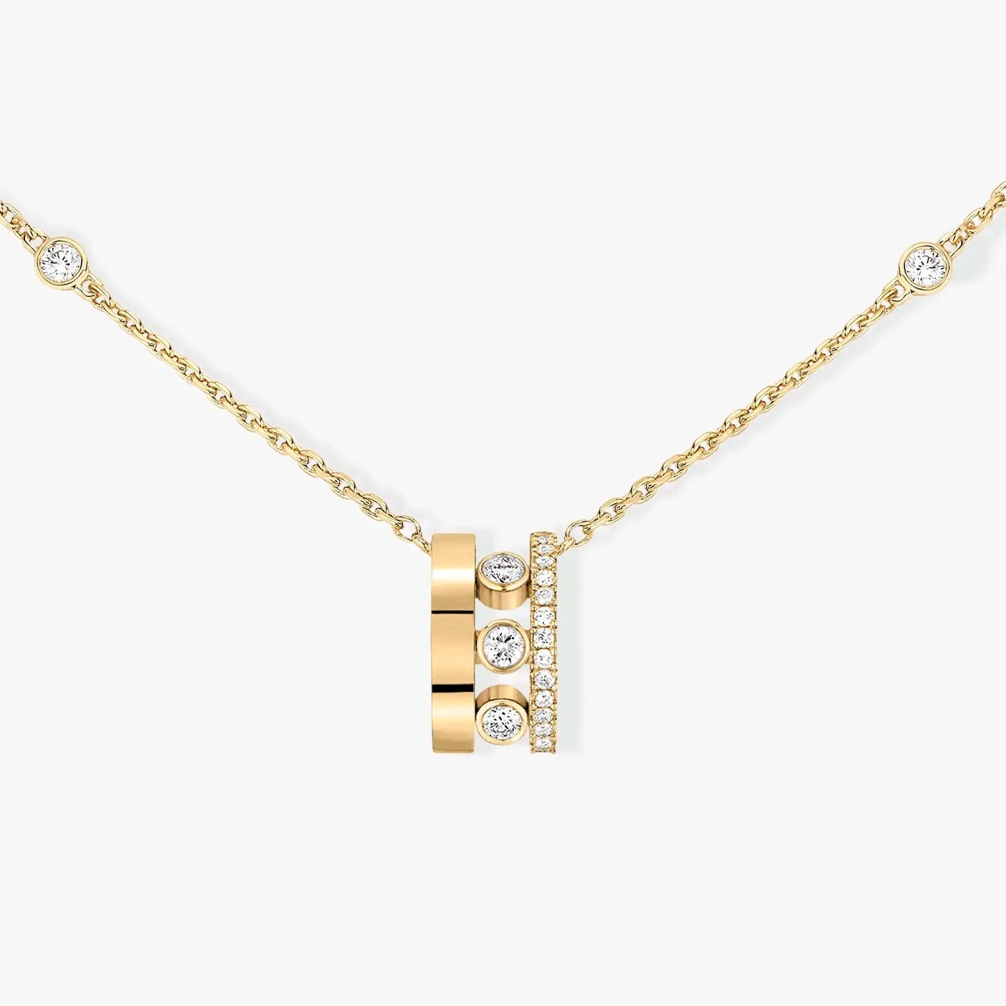 [⭐Glow]CHAIN MOVE ROMANE PEDAND NECKLACE