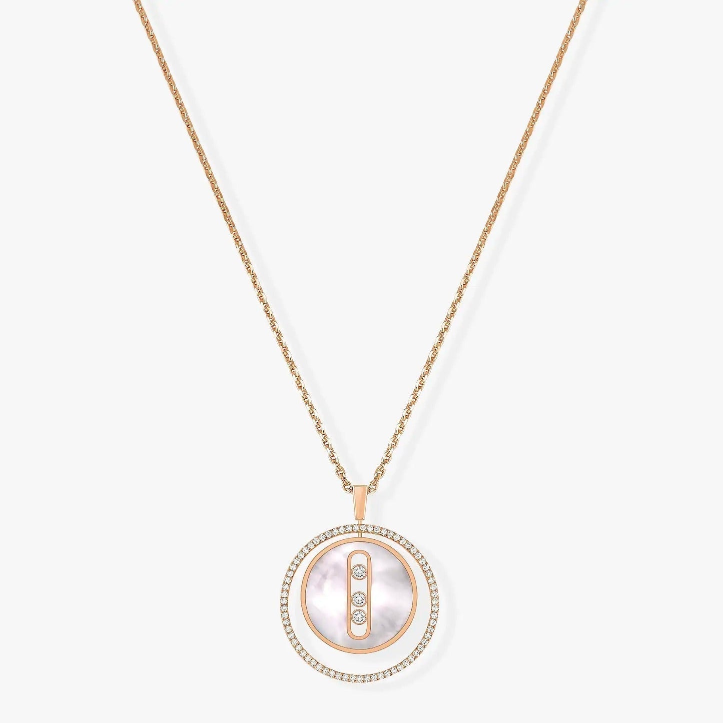 [⭐Glow]Demo MOVE MM NACRE BLANCHE DIAMOND NECKLACE