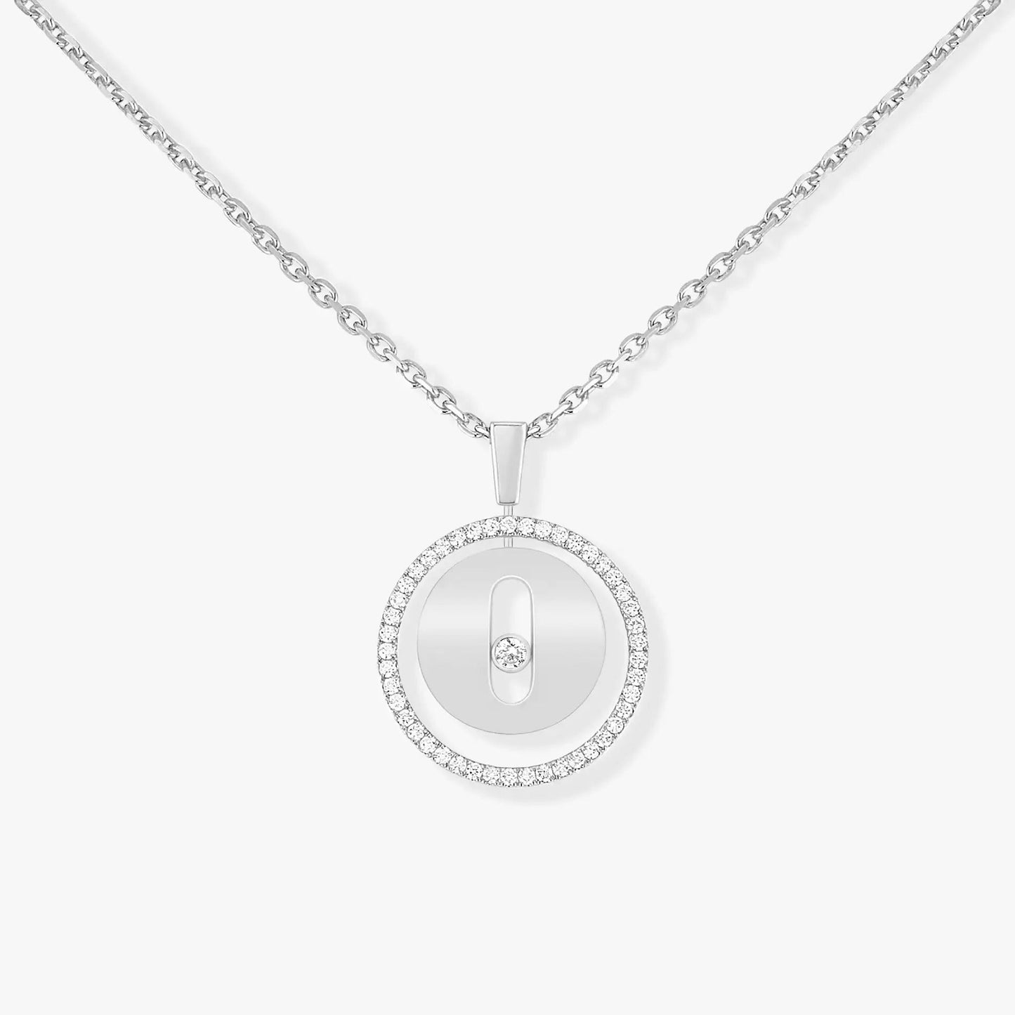 [⭐Glow]Demo MOVE PM NECKLACE SILVER DIAMOND