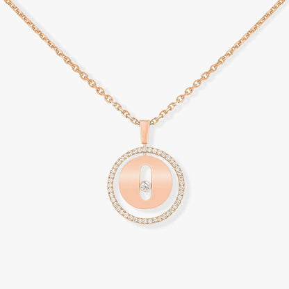 [⭐Glow]Demo MOVE PM NECKLACE PINK GOLD DIAMOND