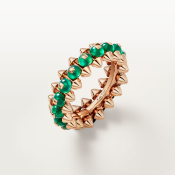 [⭐Glow]CLASH ELEGANT ROSE GOLD RING FEATURING NATURAL AGATE