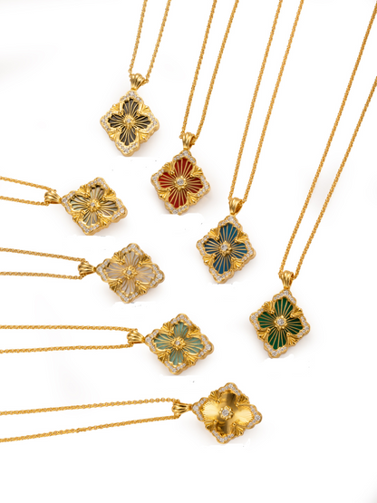 [⭐Glow] B.C.L BIG SIZE  ENAMEL NECKLACE（Various colors）