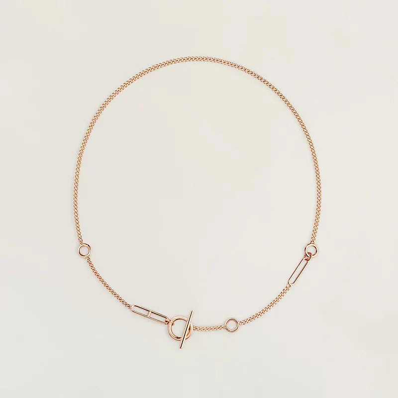 [⭐Glow]HM STERLING CHAINE D'ANCRE HEART