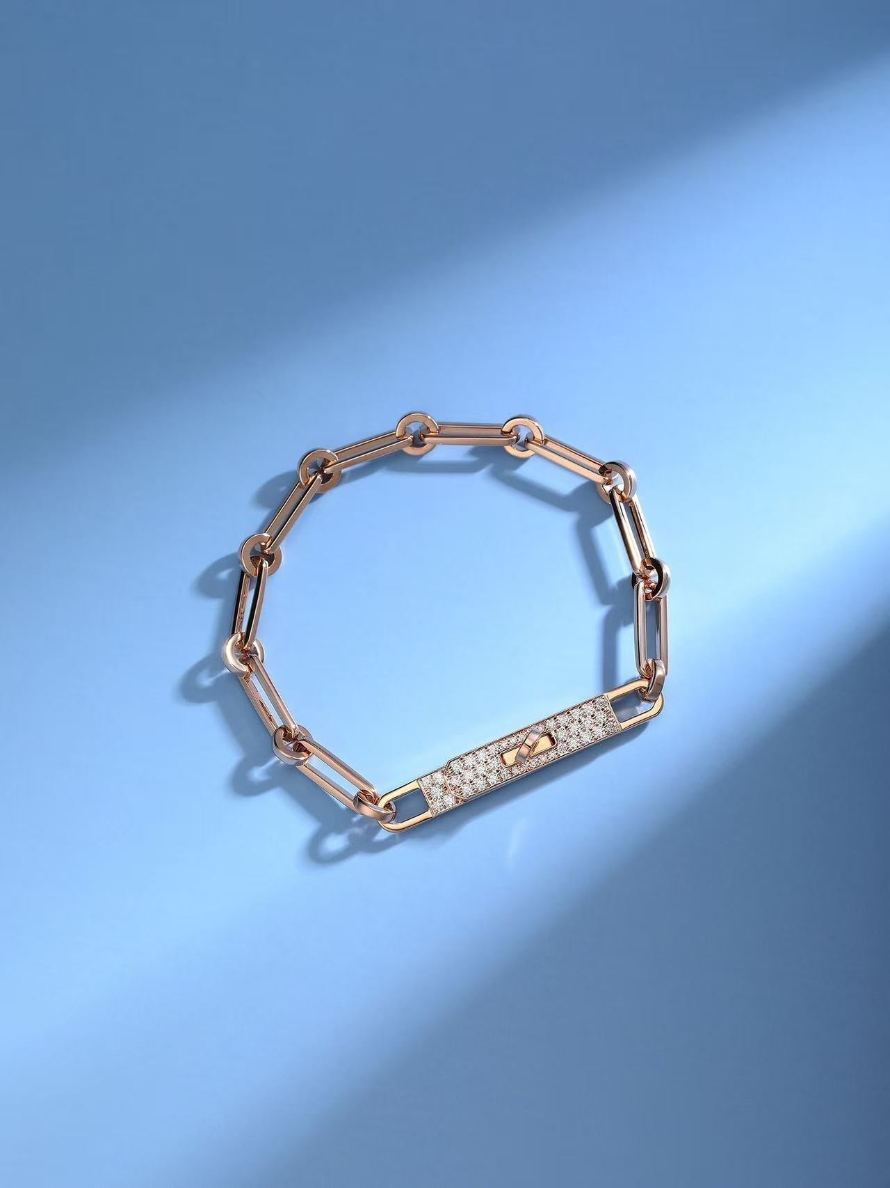 [⭐Glow]CHAINE BRACELET SMALL MODEL DIAMOND