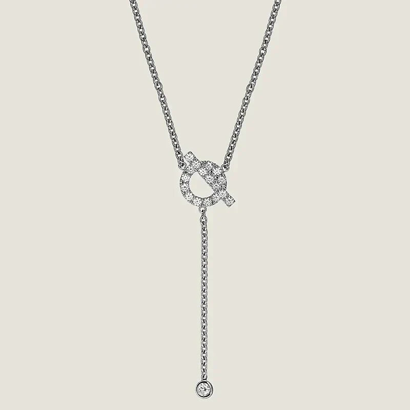 [⭐Glow]FINESSE SILVER DIAMOND NECKLACE